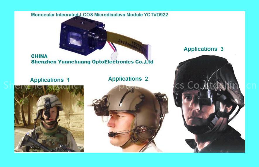 Binocular Integrated LCOS Microdisplays Module YCTVD922