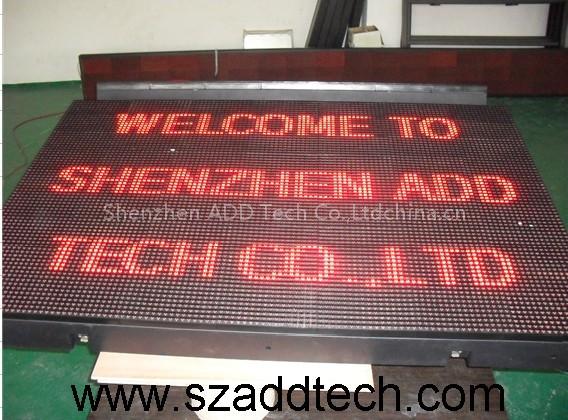 front maintenance led sign