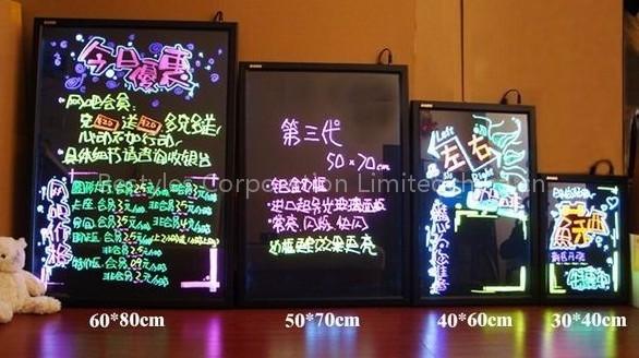 LED writing boards