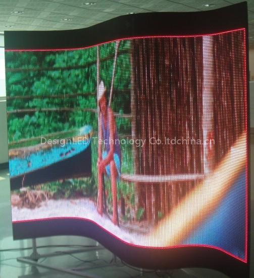 Indoor P10mm flexible LED video display