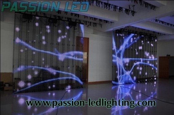 Soft/flexible LED curtain screen - LEDDER?