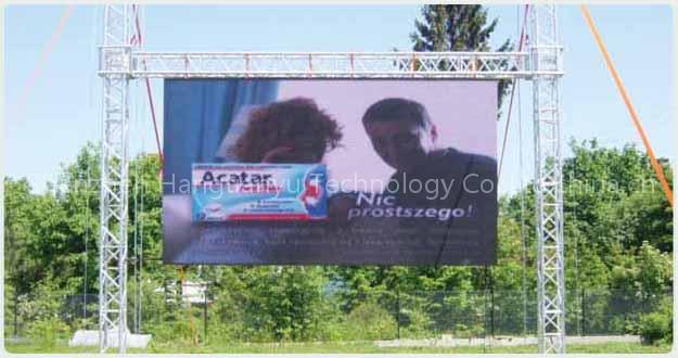 P16 LED outdoor Virtual RGB rental display