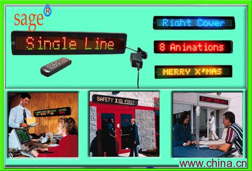 One-Line LED Moving Sign