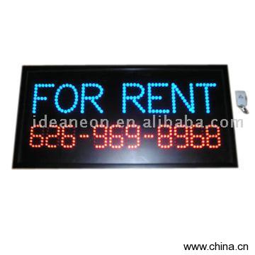 Romote LED Sign