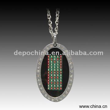 LED Scrolling Message Necklace