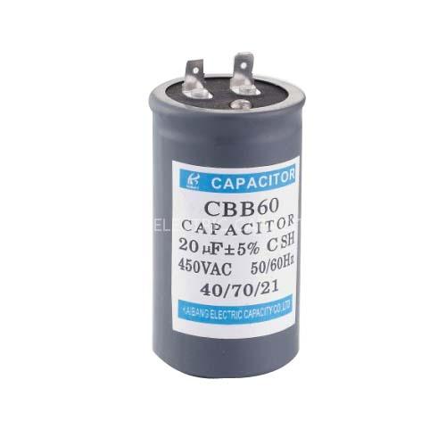 kaibang CBB60-20uF gray iron capacitor