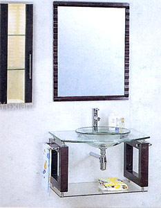 Bathroom Sink Vanity, Glass Sink Vanity