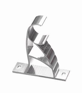 32mm Aluminum Single Curtain Rod Bracket