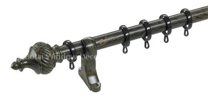 Structural carbon steel 25mm curtian rod(BT--0104)