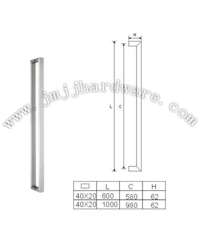 stainless steel door handle