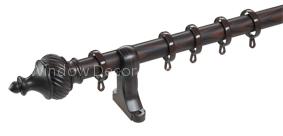 Retro Structural Carbon Metal Curtain Pipe(BT--7005)