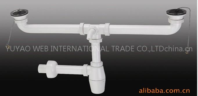 ART.NR.DT2006 Double-basin drain Basin Drainer