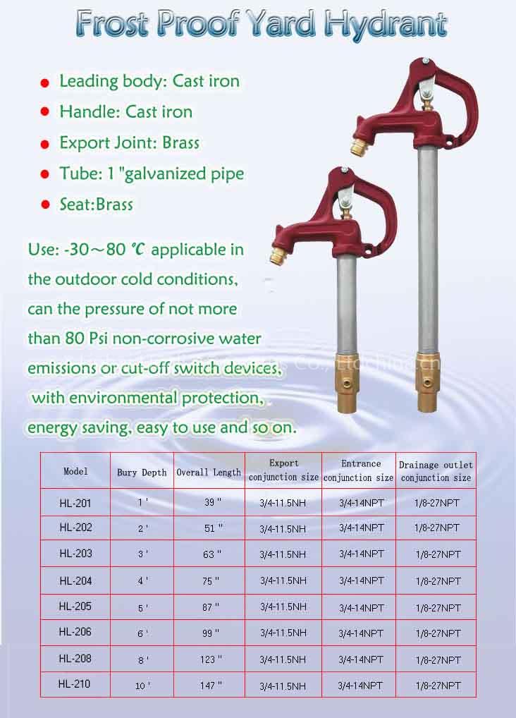 Frost Proof Yard Hydrant