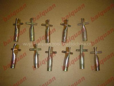 fixing sockets with cross pin