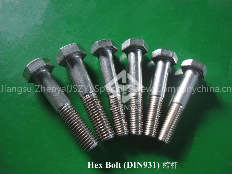 Hex bolt(Din931)/Hexagon bolt/Stainless steel bolt/shoulder bolt