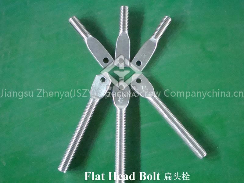 Flat Head Bolt/Adjustable Arm/Extension Arm/Rebar Flat head bolt/Stainless steel bolt/Fastener