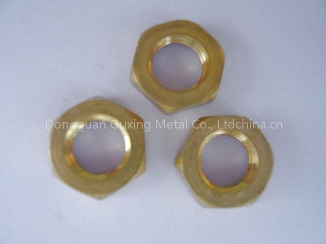 The non-standard lathe brass hex nut