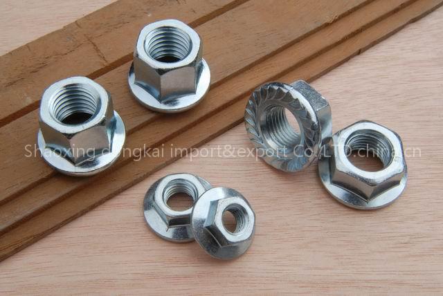 Hex flange nuts