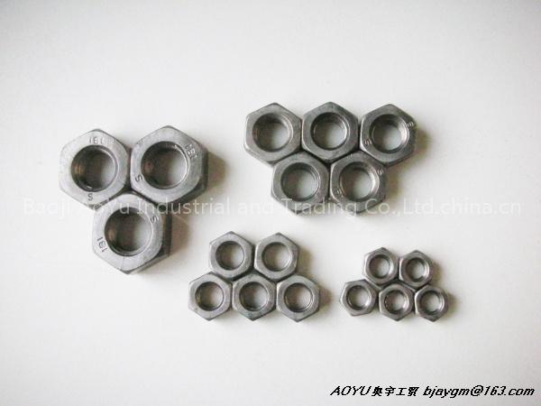 titanium nuts, hexagon nuts