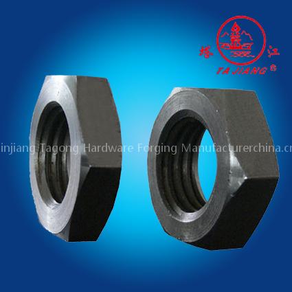 UNI5589 thin nuts,ISO4035 Jam nuts,DIN936 nuts