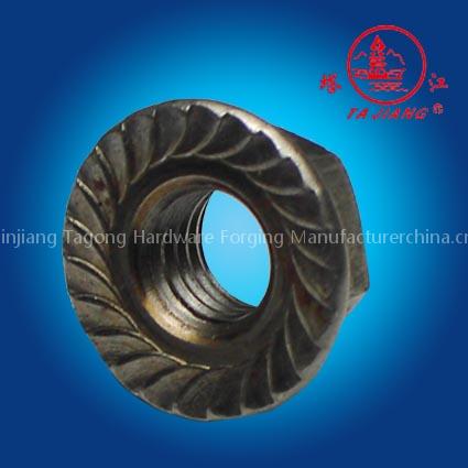 DIN6923 flange nuts with mile face