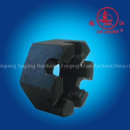 DIN935 slotted hex nuts,slotting nuts,Castle nuts