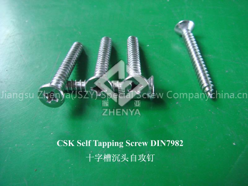Flat Head Self Tapping Screw(Din7982)