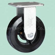 Heavy duty B-type rubber casters