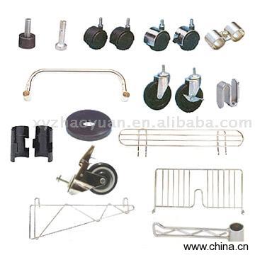 Wire Shelving System's Accessories