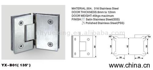 Glass Hinge
