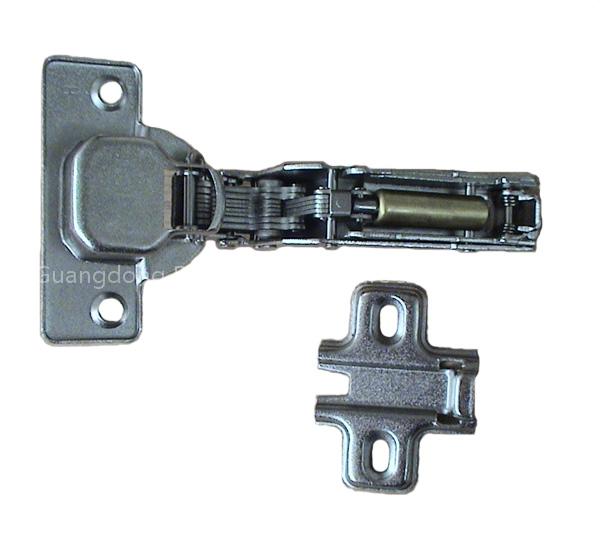 Hydraulic buffering hinge