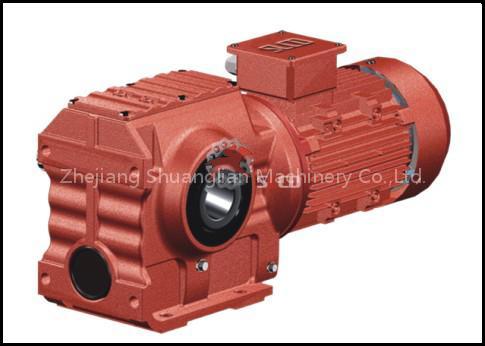 S series helical-worm gearmotor