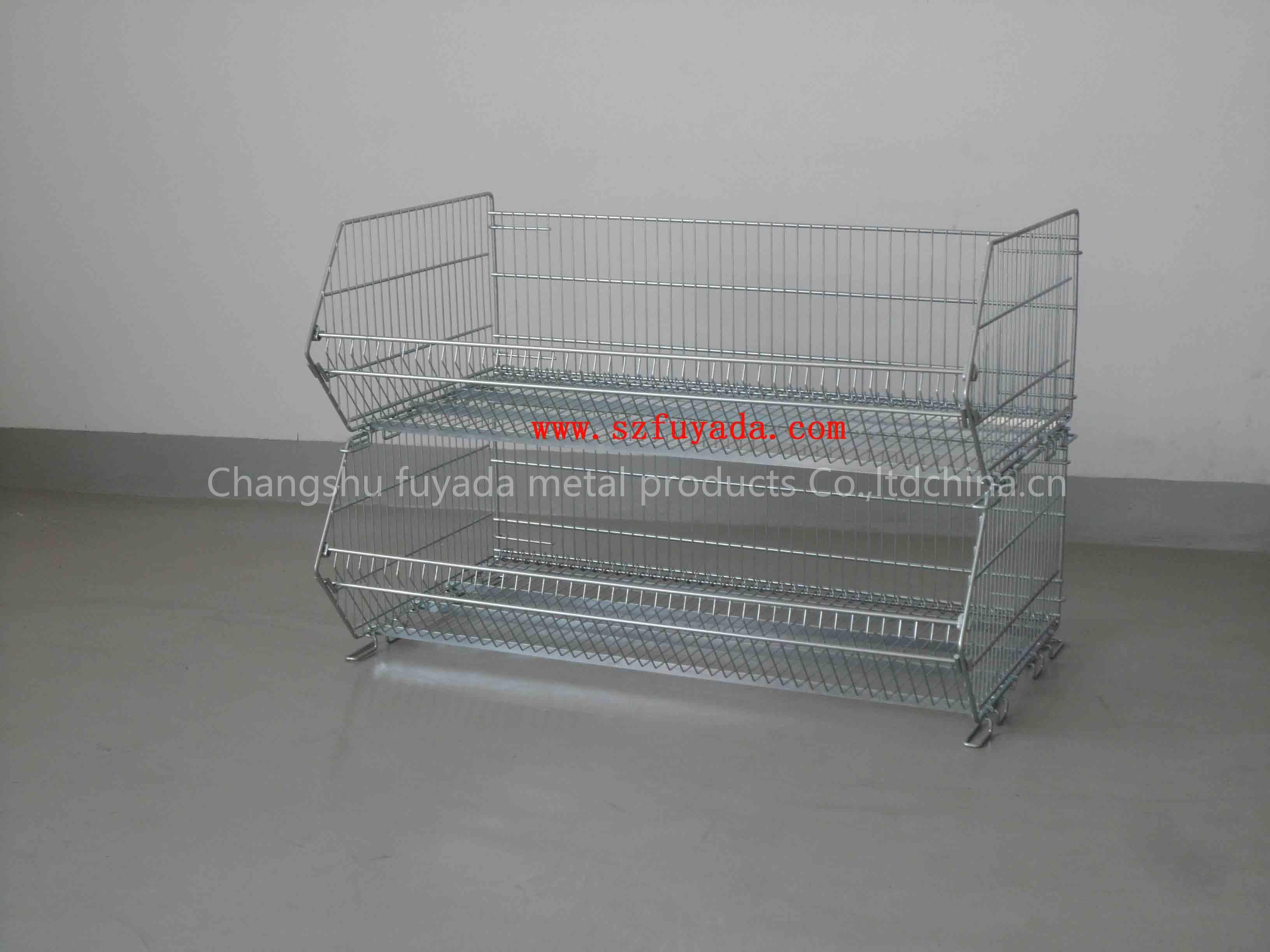 stackable wire basket