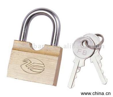 Side Key Brass Padlock
