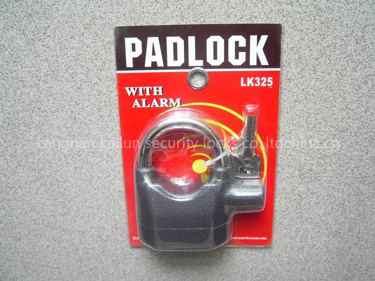 alarm padlock LK327(aluminium)
