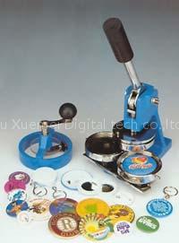 manual badge making machine