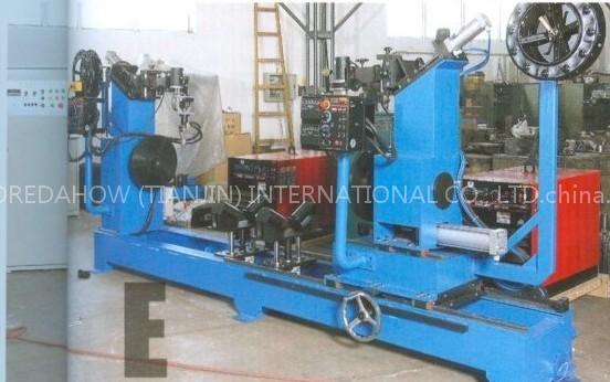 Double circular seam cap pass welding machine