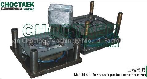 Aluminum foil container mould