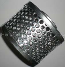 Round hole basket strainer