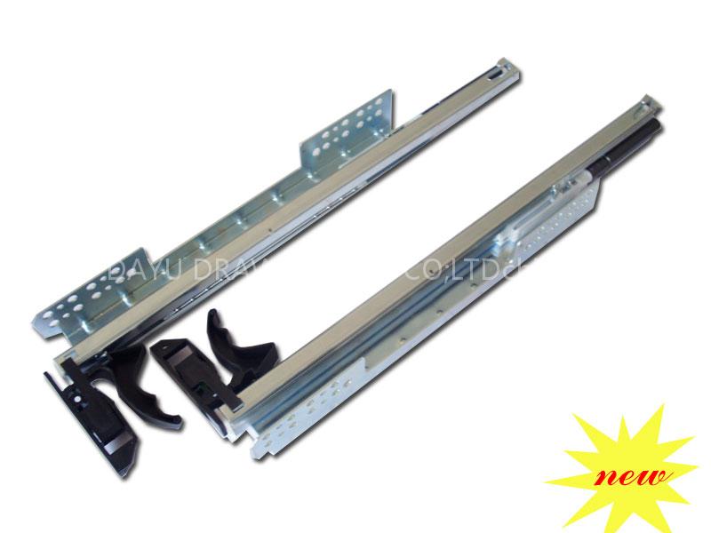 soft closing Full extension concealed ball bearing slide