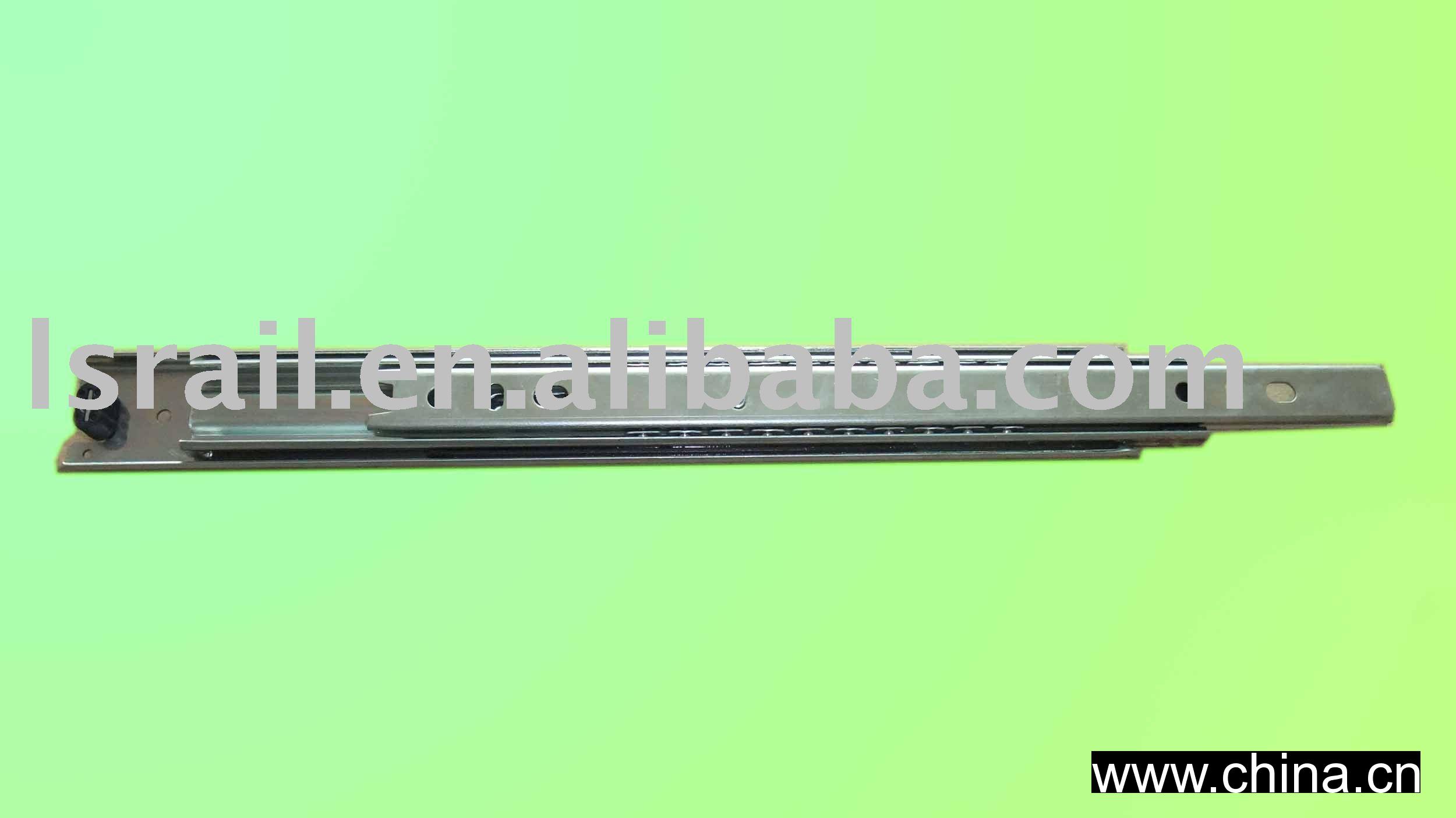 LS4509, 45MM 3 fold full extension ball bearing drawer slide