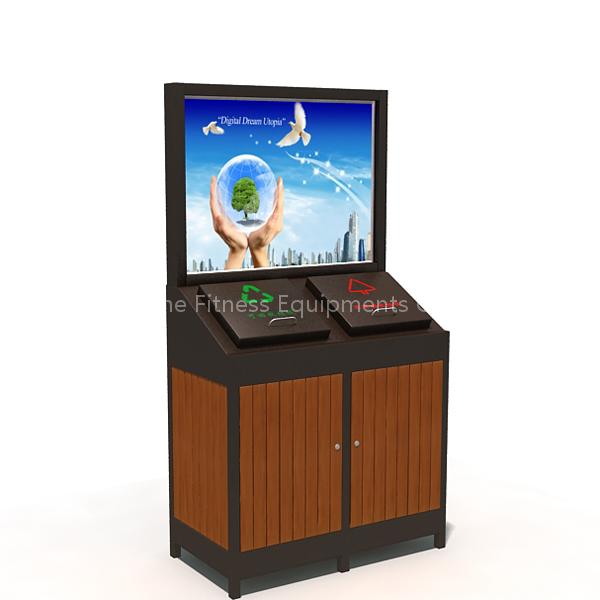 BH122-1 Billboards Dustbin in Imported African Wooden Dustbin