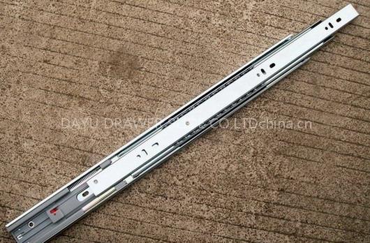45mm full extension self -closing ball bearing slide