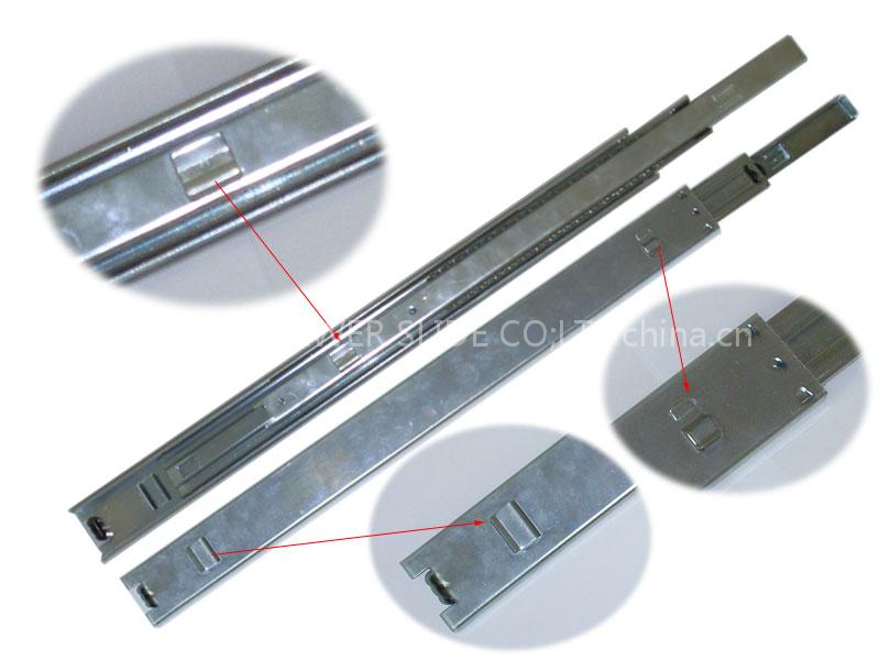 45mm full extension Steel Cabinet ball bearing Slides