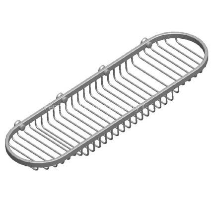 18" Large Combination Shower Basket