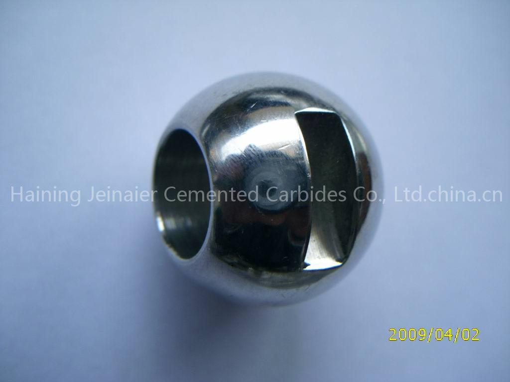 Steel valve ball