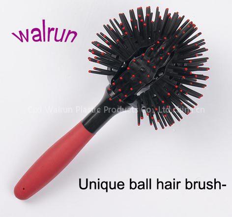 Unique Ball Plastic Hair Brush