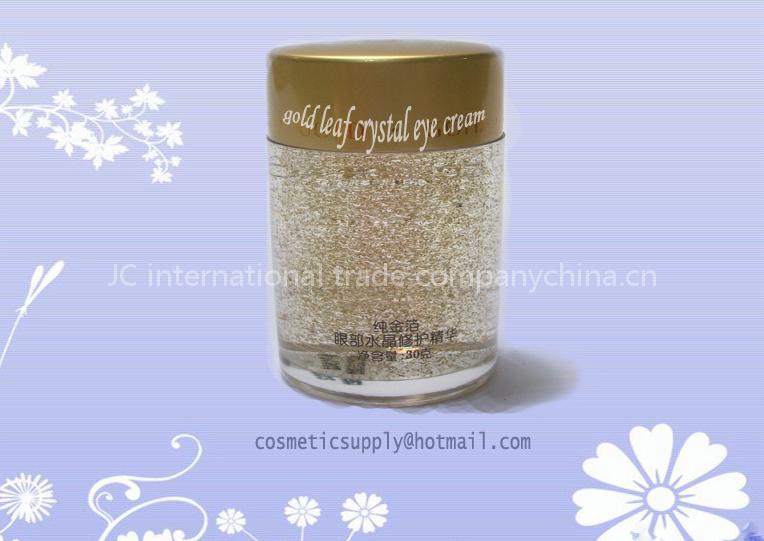 gold leaf crystal eye cream