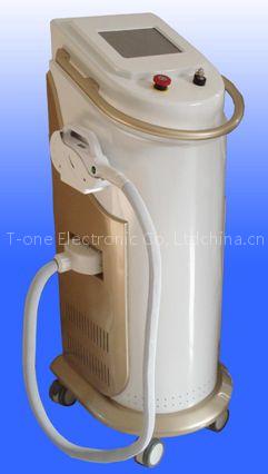 Vertical IPL beauty equipment for hair removal, skin rejuvenation