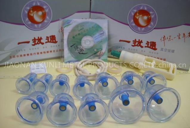 Chinese cupping jar. And articles for handicapped.